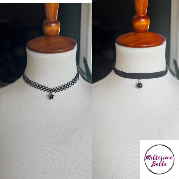 Black Choker Bundle of 6 - Picture 6 of 6